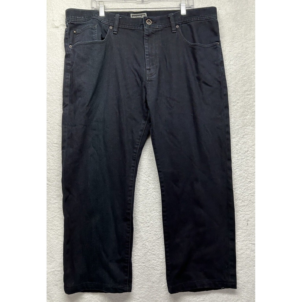 Travis Mathew Mens Size 40 Dark Blue Black Straight Leg Denim Jeans (J2)
